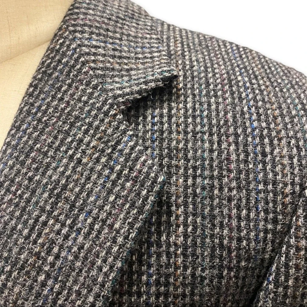 Vintage Haggar‎ Tweed Blazer Sport Coat Jacket Men's Size 40